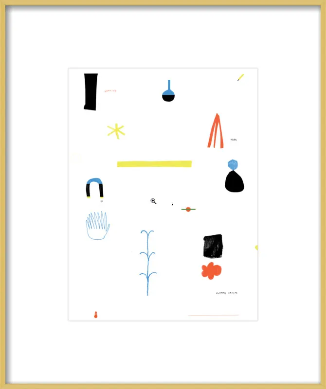 Working hard by playing around  by Agata Królak for Artfully Walls