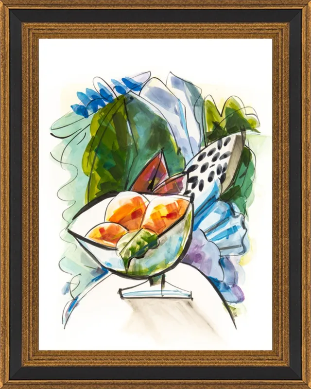 Still life with oranges by Becky Aubry for Artfully Walls