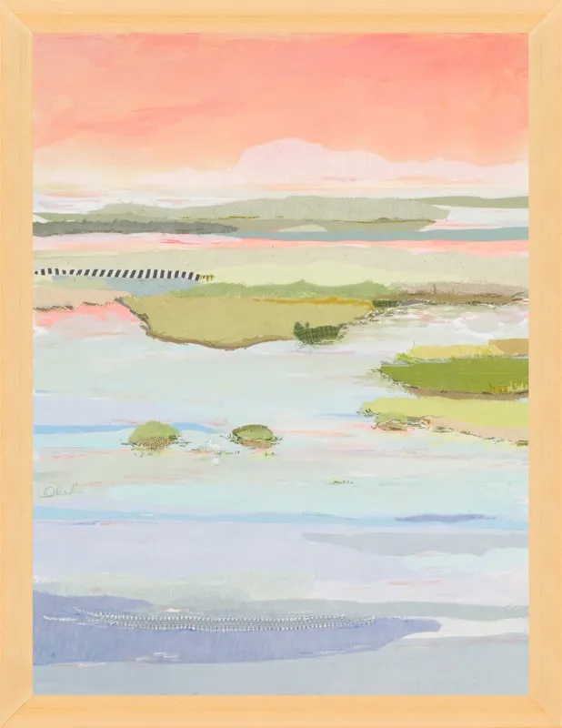 Marsh Blush West by Karin Olah for Artfully Walls