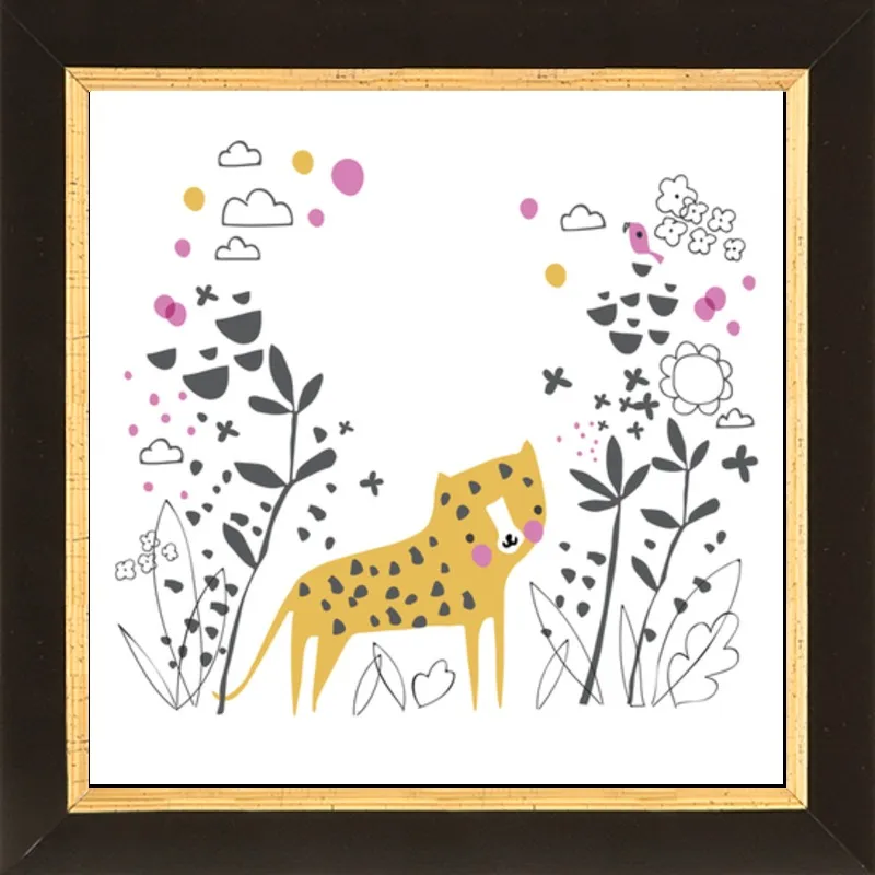 Little jungle leopard by Lizzie Mackay for Artfully Walls