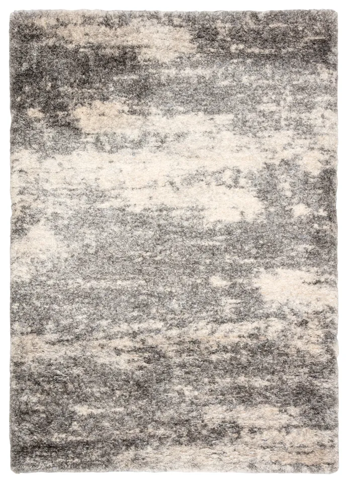 Elodie Abstract Gray/ Ivory Area Rug (10'2"X14'1")