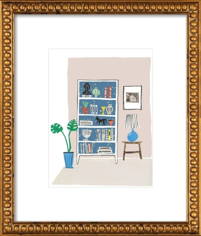 Shelfie by Danielle Kroll for Artfully Walls