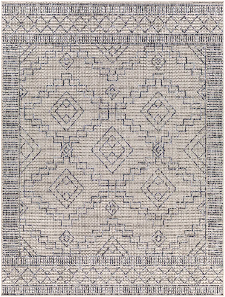 Tuareg Beige Outdoor 9'2" x 12' Machine Woven Rug