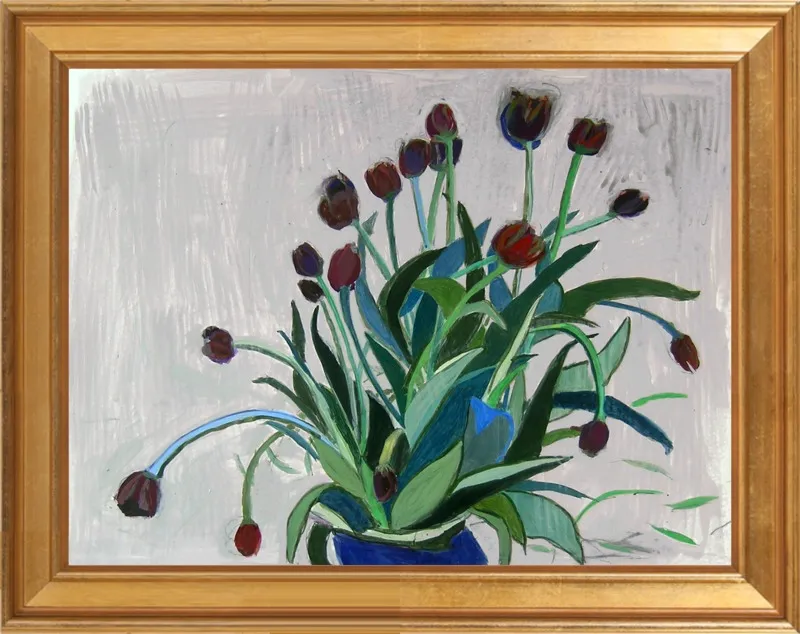 queen of the night tulip by Liz Innvar for Artfully Walls