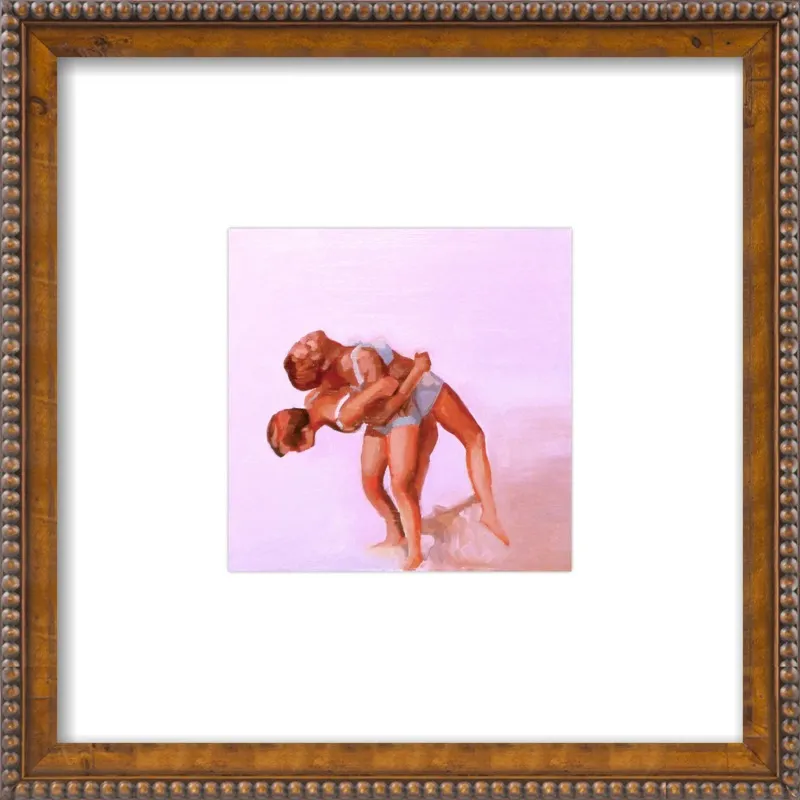 wrestling by Mary Sinner for Artfully Walls