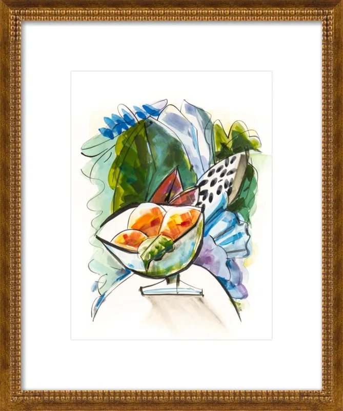 Still life with oranges by Becky Aubry for Artfully Walls