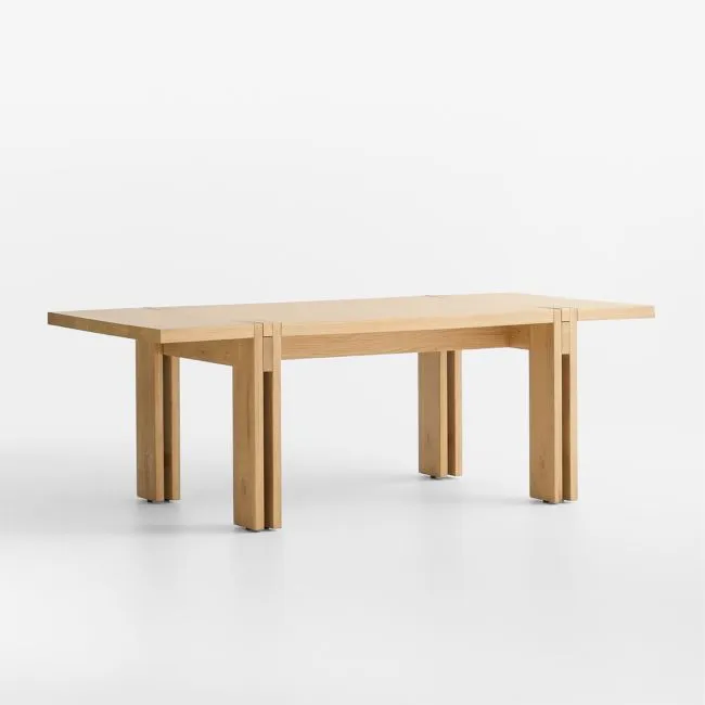 Crossroads 87" Oak Dining Table