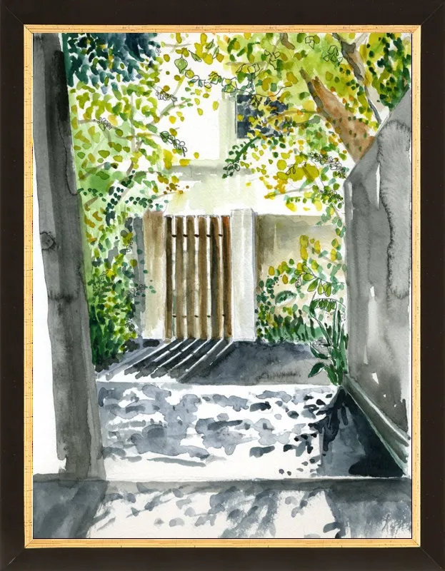 Garden Gate by Miri Eshet for Artfully Walls