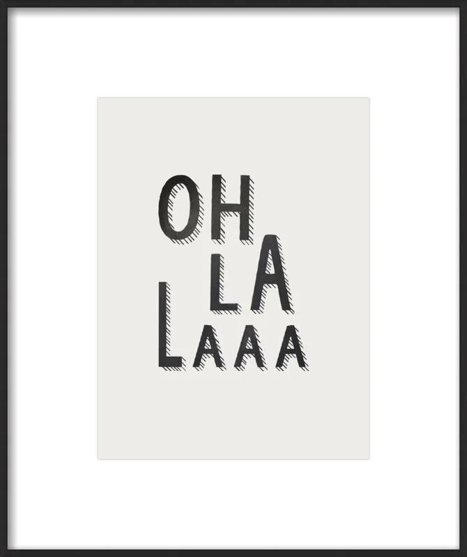 Oh la la by Lonneke de Roos - Kind of Style for Artfully Walls