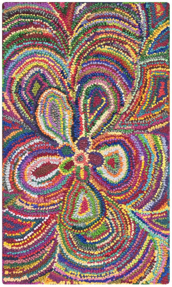 Arlo Home Hand Tufted Area Rug, NAN445A, Multi,  2' 3" X 5'