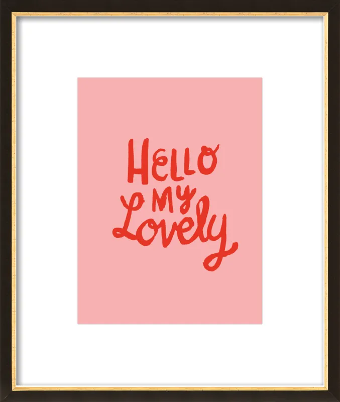 Hello My Lovely by Paula Mills for Artfully Walls