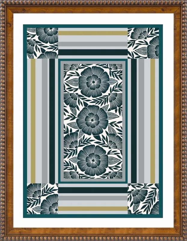 Botanical Frame 1 by Katharine Watson for Artfully Walls