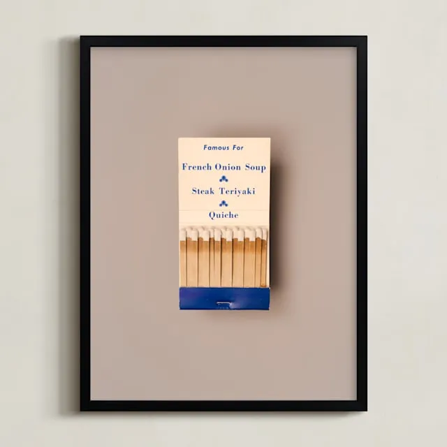 Famous Food Blue Limited Edition Fine Art Print