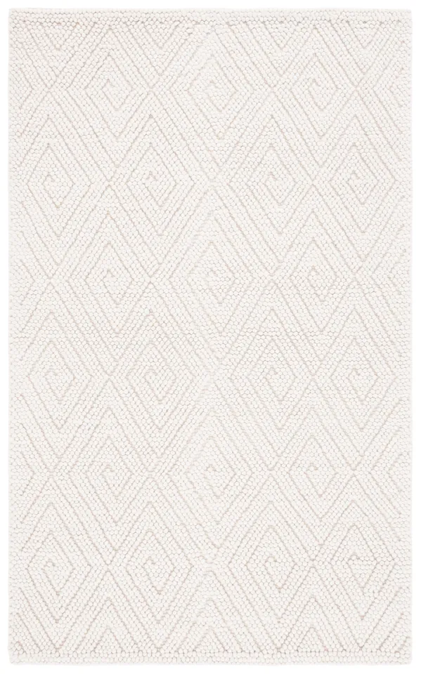Safavieh Couture Natura Collection Hand Woven Area Rug, Ivory, 6' x 9'