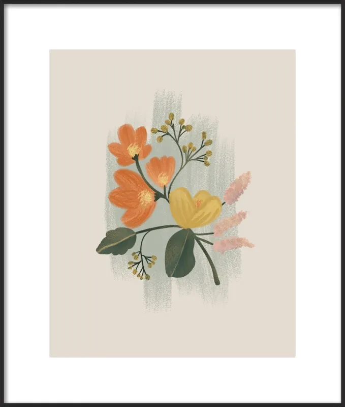 Vintage Floral Bouquet  by Nancy Noreth for Artfully Walls