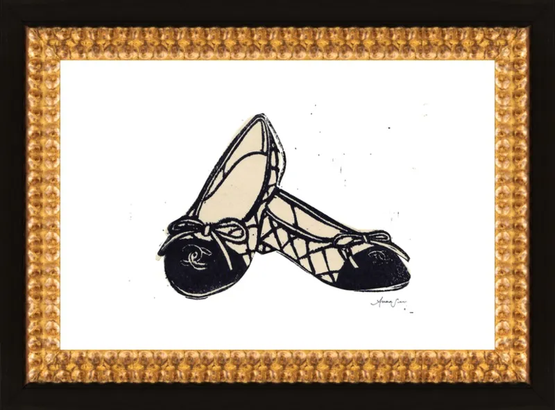 Chanel Ballet Flats by Anna See for Artfully Walls