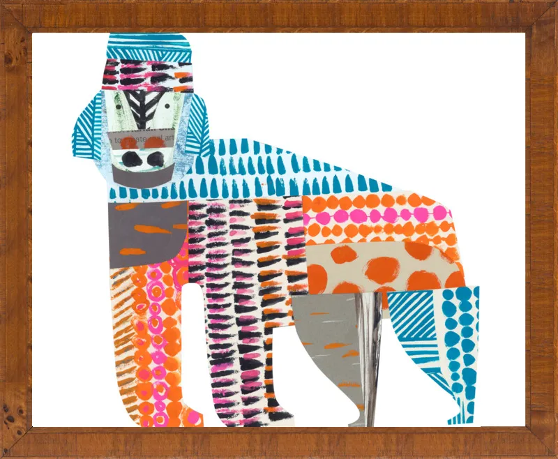 gorilla by Clare Youngs for Artfully Walls
