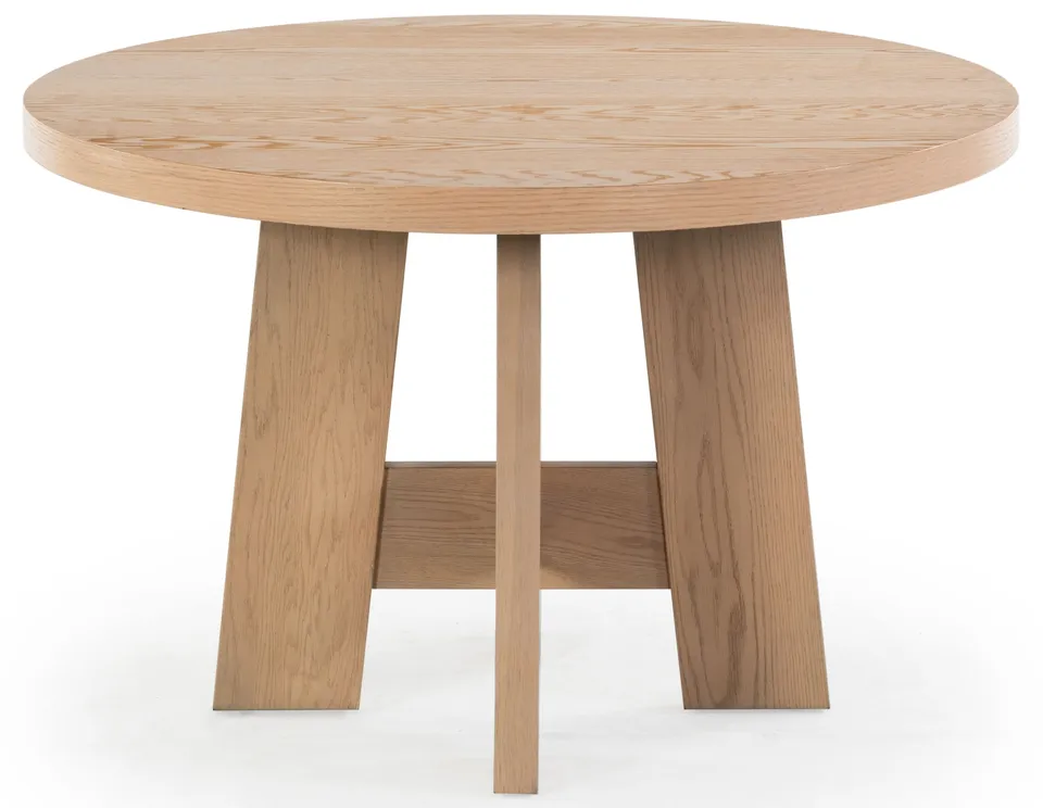 Beverley Wood 47" Dining Table - Oak