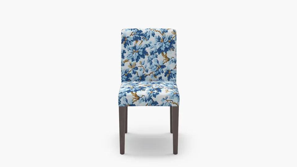 Signature Dining Chair, Delft Woodland, Espresso Square Tapered Leg