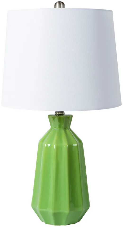 Garrity Green Glazed 24"H x 13"W x 13"D Accent Table Lamp