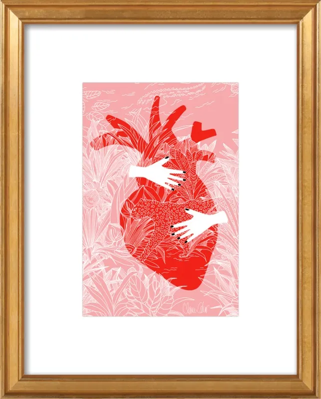 REFUGE ROSE by Claire Colin for Artfully Walls