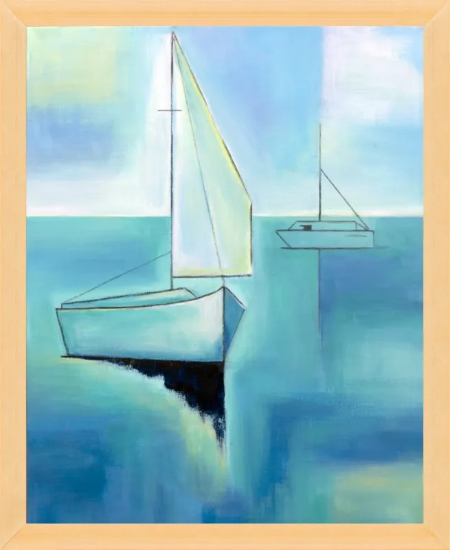 Harbor Greens by Cory McBee for Artfully Walls