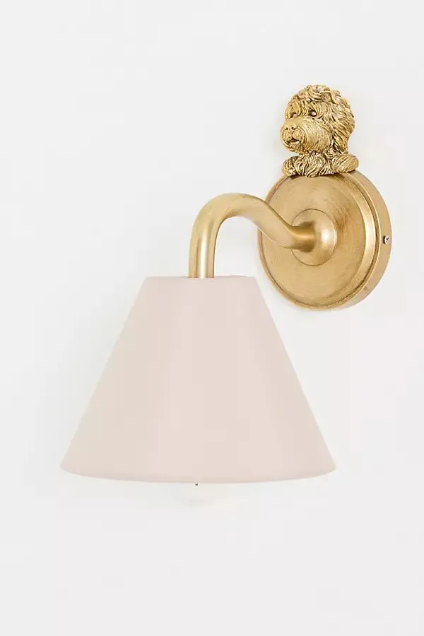 Icon Sconce Wall Light: Dog Edition