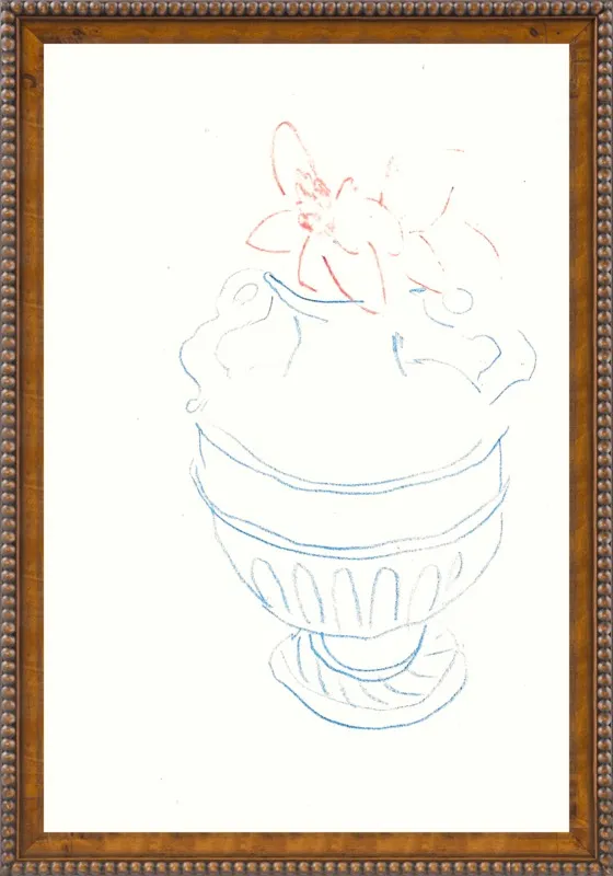 Sevres vase by Shanti Shea An for Artfully Walls