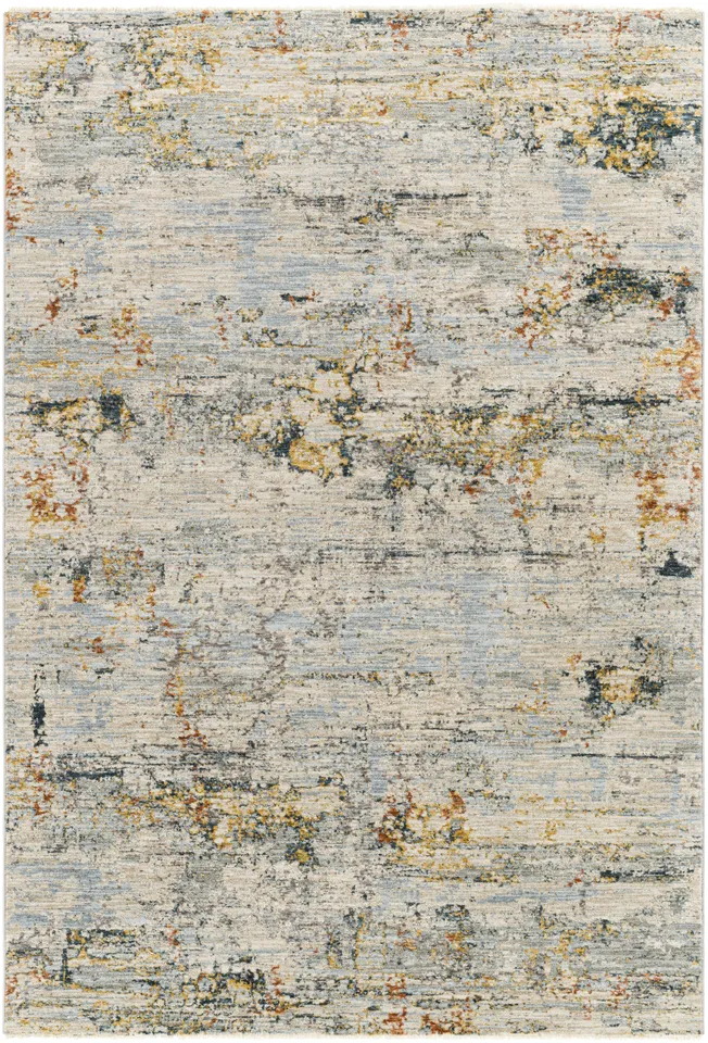 Laila Beige Indoor 5'3" x 5'3" Machine Woven Rug