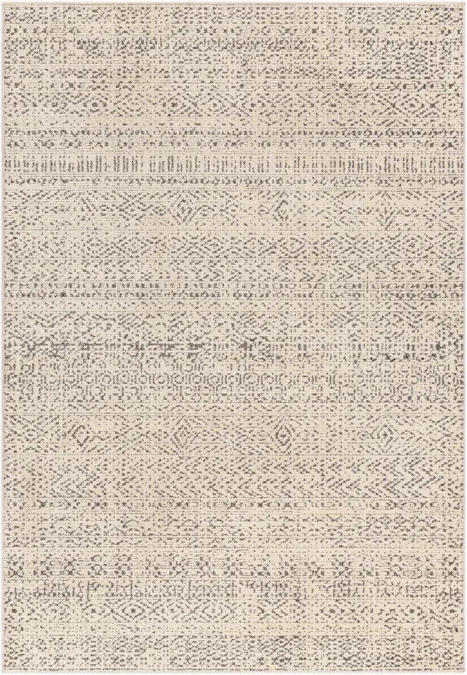 La Boheme Beige Indoor 2'7" x 10' Machine Woven Rug