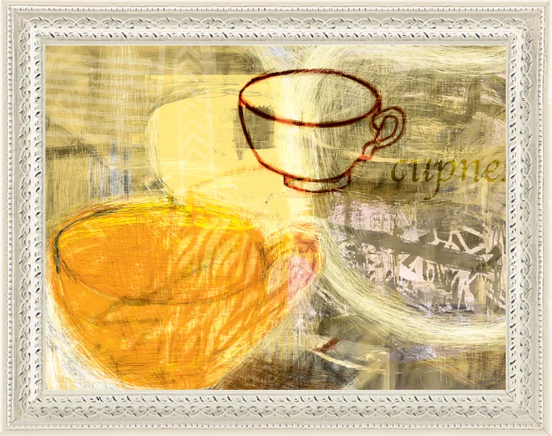 Still Life with Cups by Carmel Kushnir for Artfully Walls