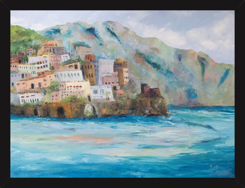 Amalfi Coast by Renee A Ortiz for Artfully Walls