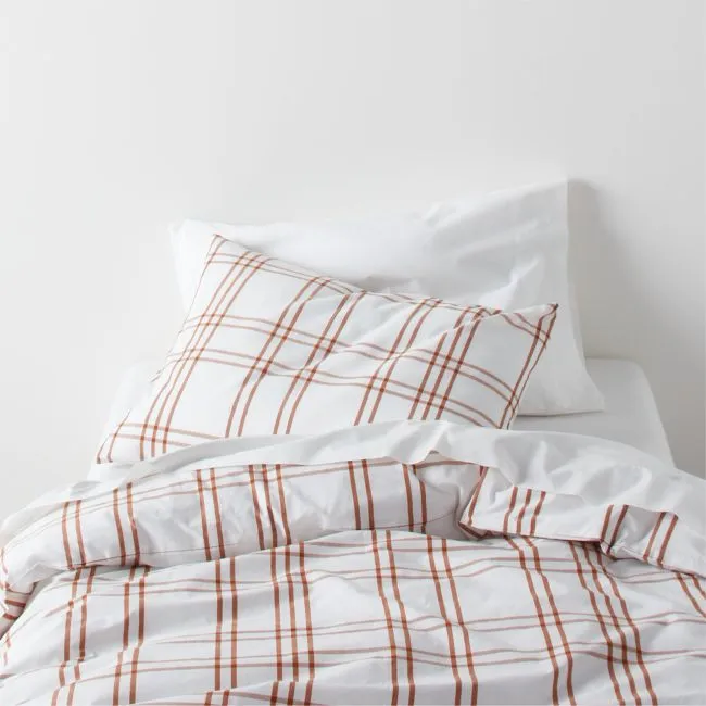 Stax Brown Kids Twin Duvet Cover