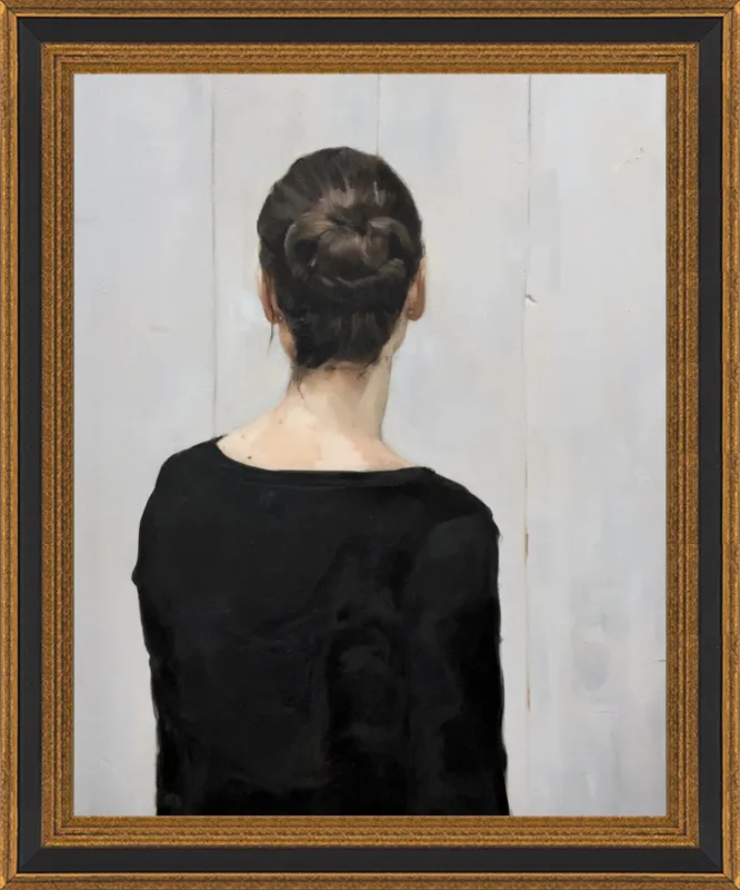 Portrait of a young woman by Philine van der Vegte for Artfully Walls