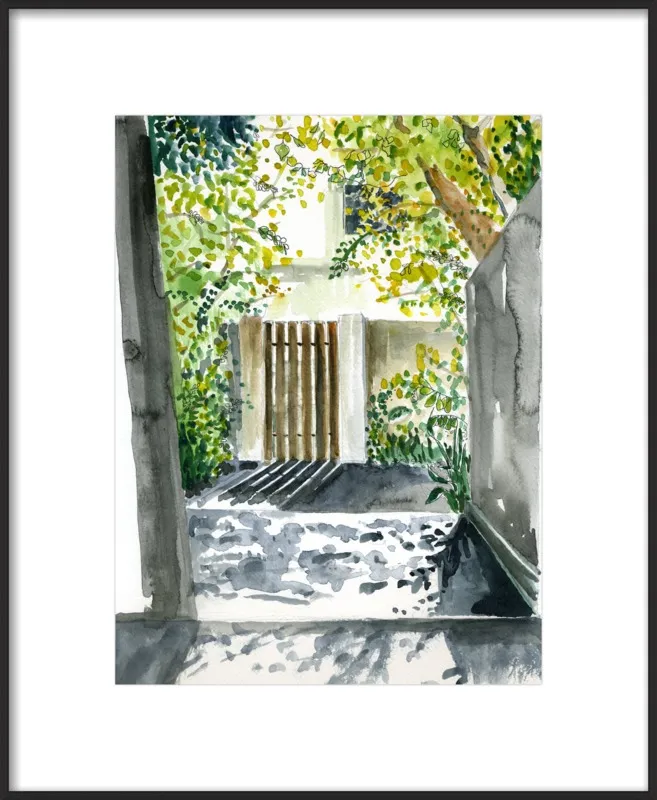 Garden Gate by Miri Eshet for Artfully Walls