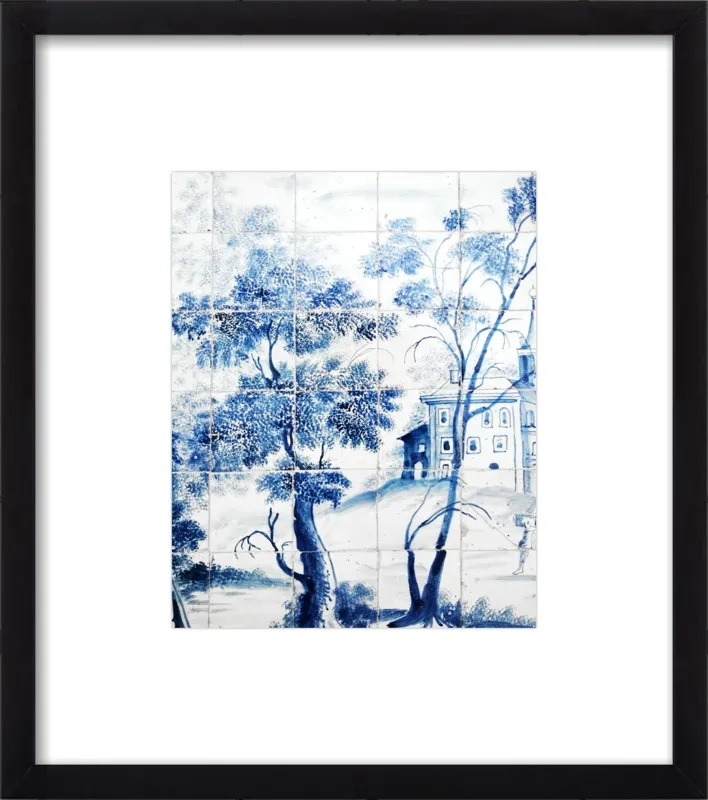 Lisbon Blue Tiles Two by Lupen Grainne for Artfully Walls