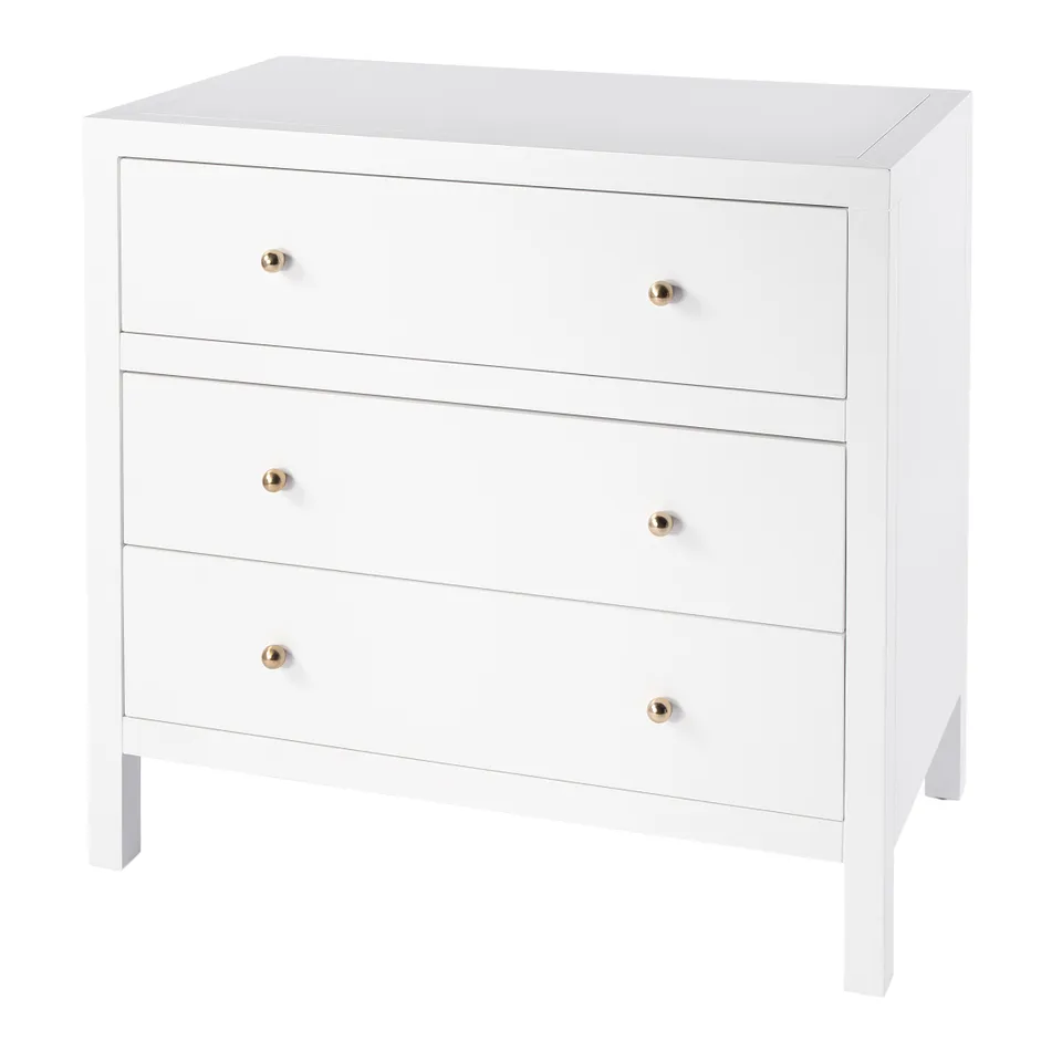 Nora Smooth White Dresser