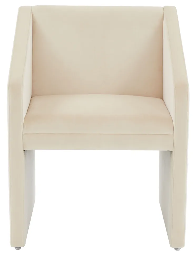Liandra Upholstered Armchair - Creme