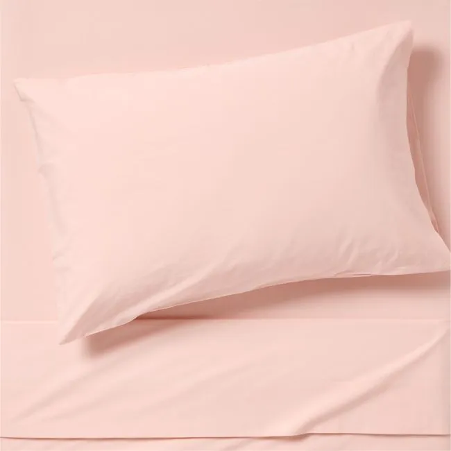 Cozy Cloud Elegant Pink 100% Organic Cotton Kids Twin Sheet Set