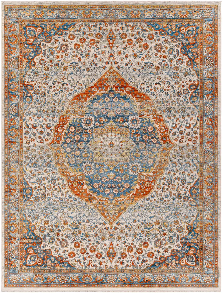 Chicago Beige Indoor 12' x 15'7" Machine Woven Rug