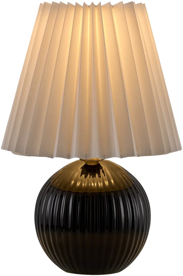 Ferez  Glazed 12"H x 8"W x 8"D Accent Table Lamp
