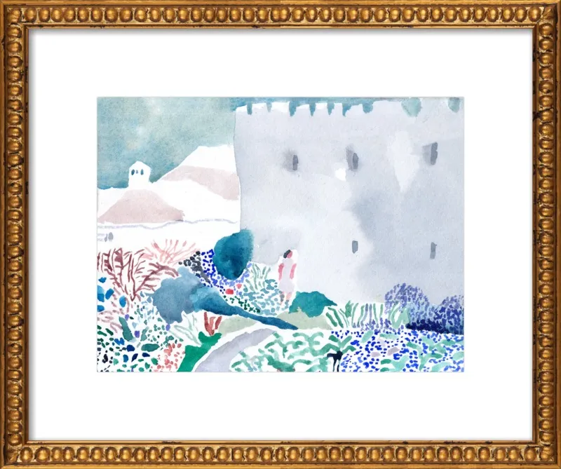 Castle Flowers by Charlotte Ager for Artfully Walls