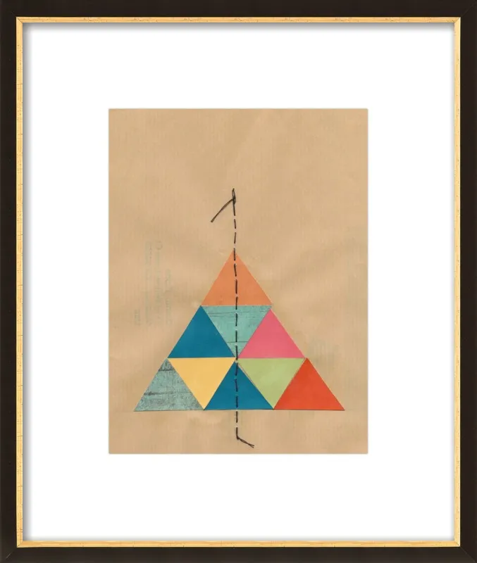 Pyramid Series 1 by Jan Weiss for Artfully Walls