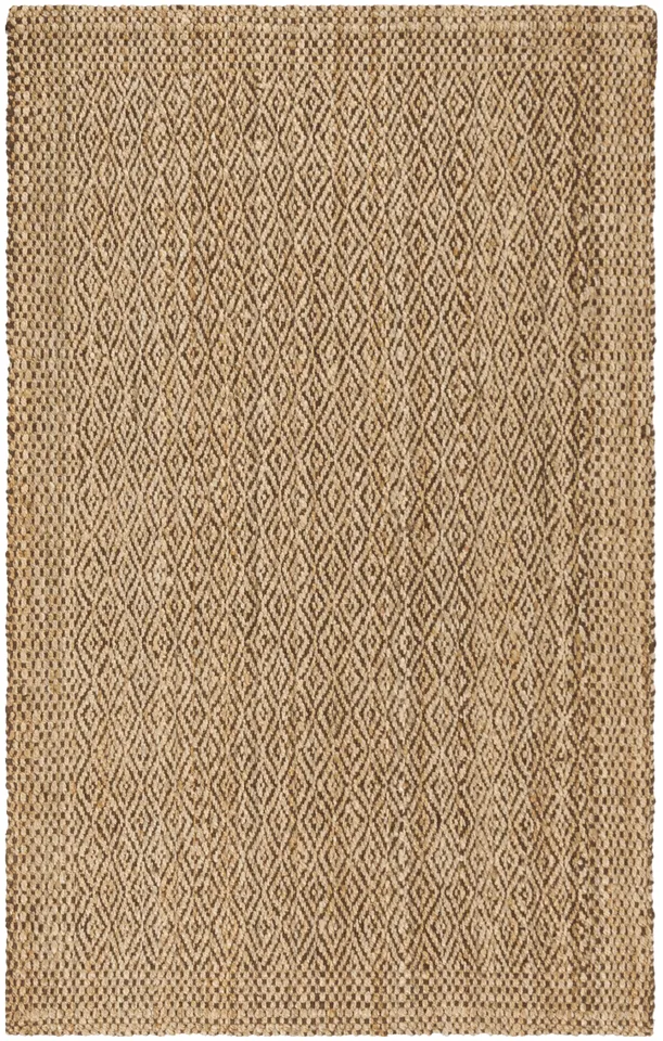 Arlo Home Hand Woven Area Rug, NF183A, Natural/Brown,  5' X 8'