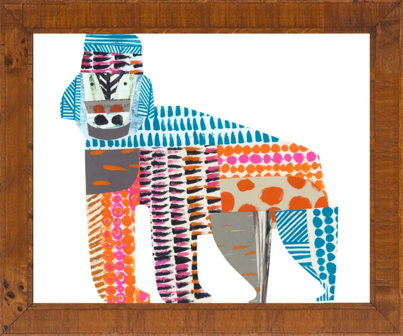 gorilla by Clare Youngs for Artfully Walls
