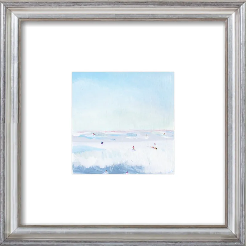 Soft Blue Surf  by Caroline Chriss  for Artfully Walls