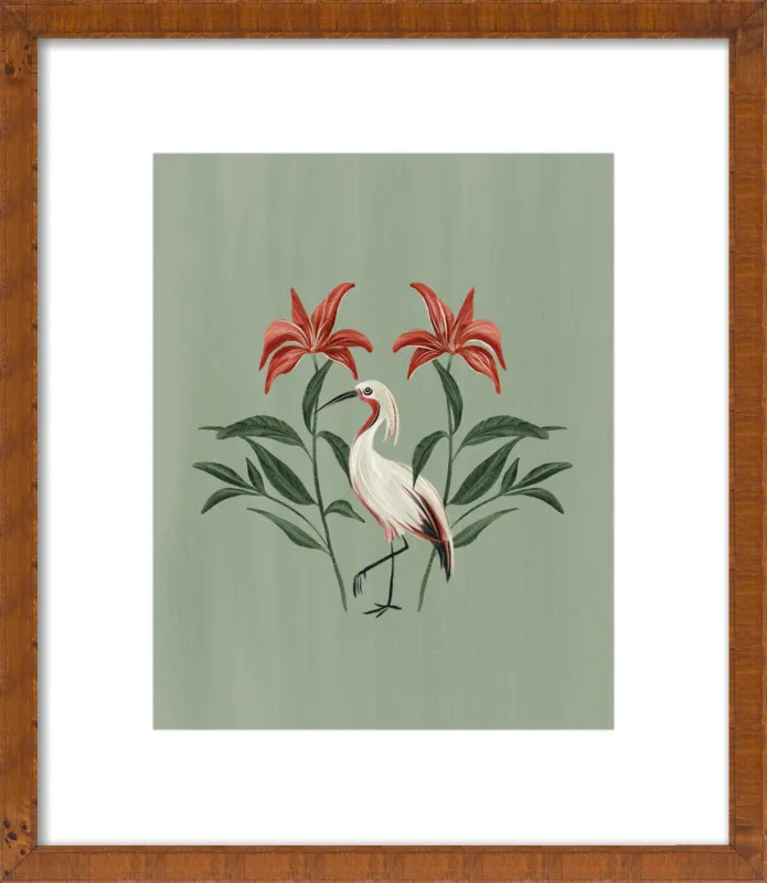 Tropical Crane by Nancy Noreth for Artfully Walls