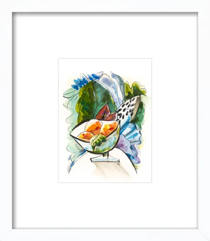 Still life with oranges by Becky Aubry for Artfully Walls