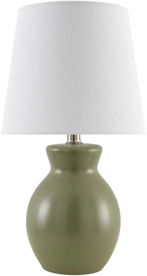 Stella Diminuta  Glazed 15"H x 8"W x 8"D Accent Table Lamp