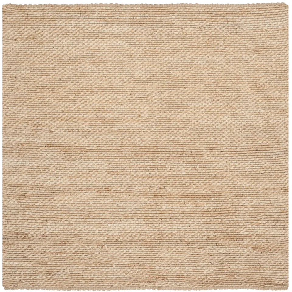 Arlo Home Hand Woven Area Rug, NF459A, Natural,  6' X 6' Square